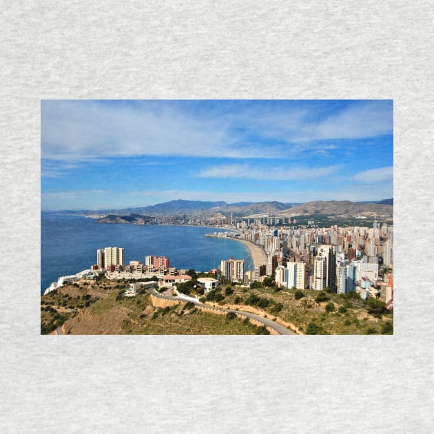 Benidorm Skyline Cityscape Costa Blanca Spain by Andy Evans Photos